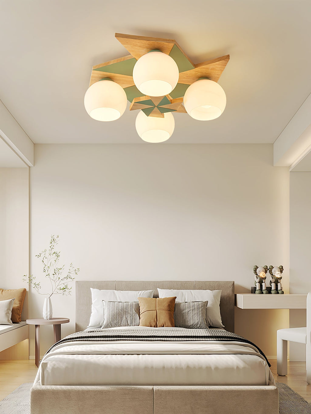 Sorrelwell Wood Ceiling Light-Moonnatur