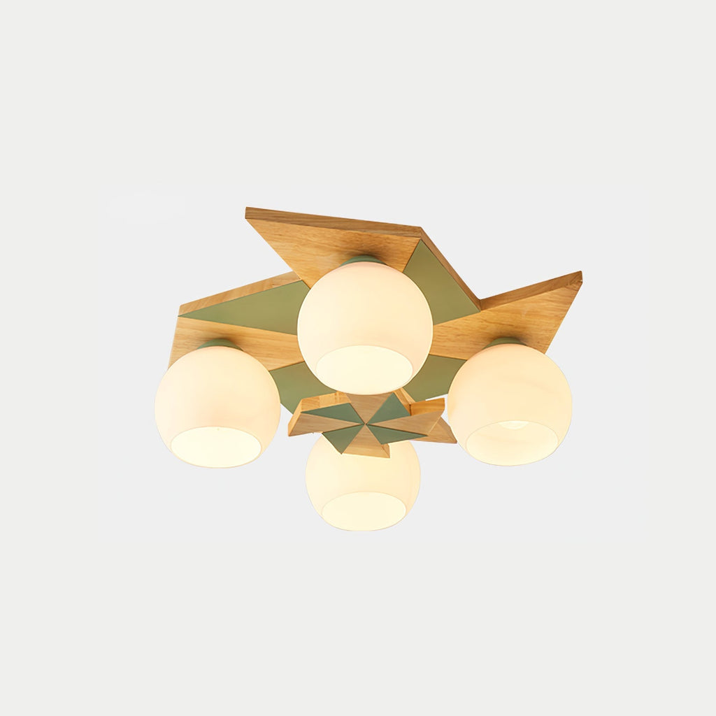 Sorrelwell Wood Ceiling Light-Moonnatur