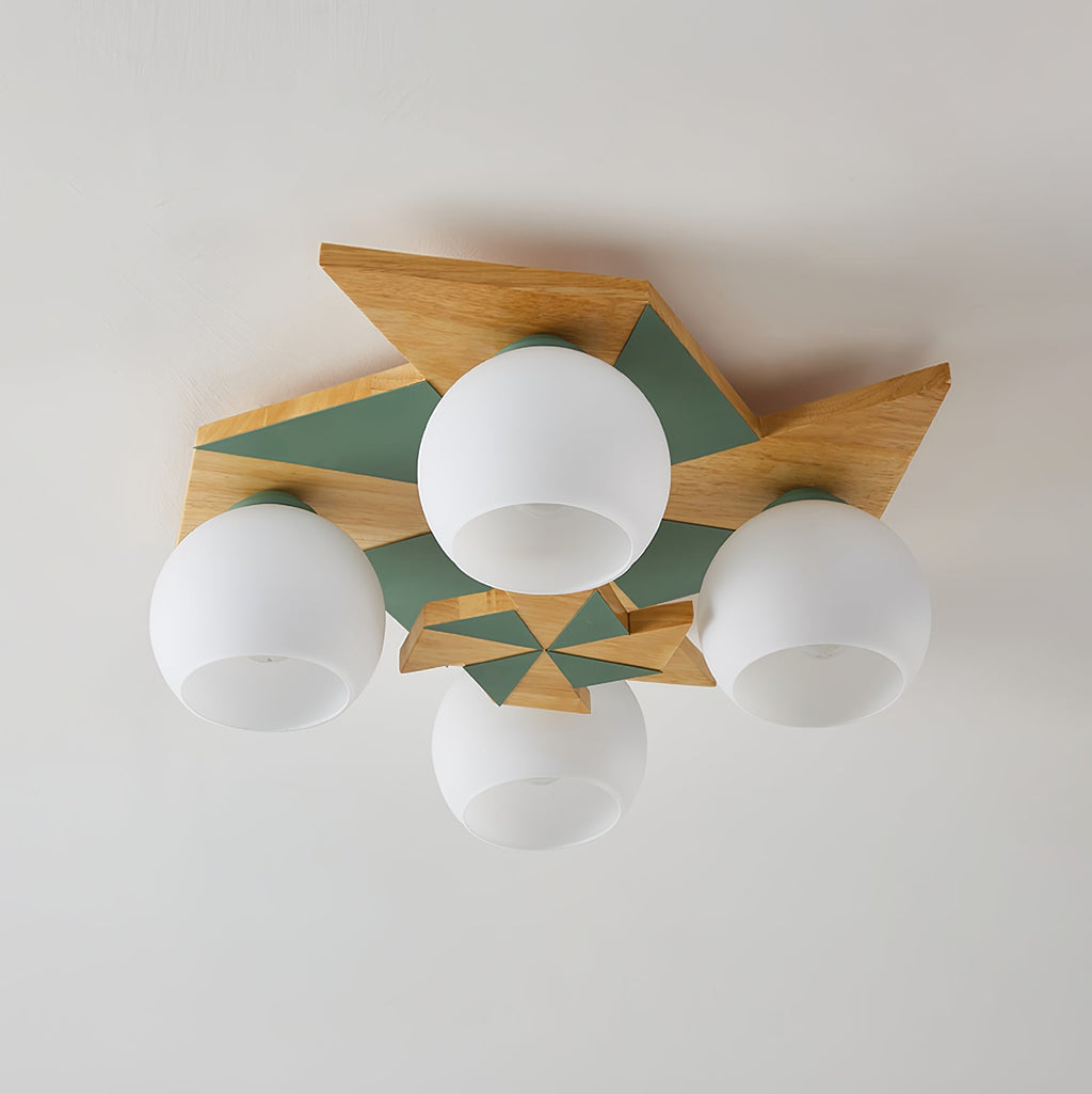 Sorrelwell Wood Ceiling Light-Moonnatur