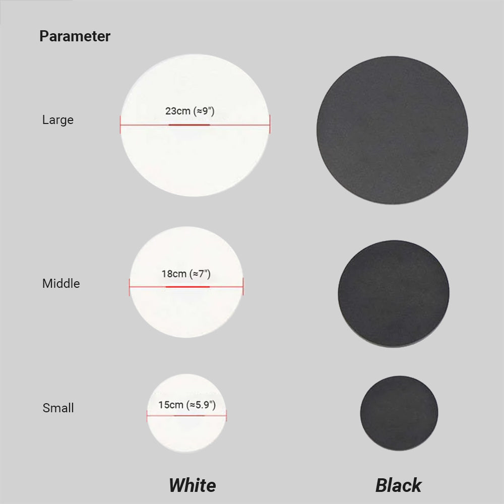 Klyne Minimalist Round/Square Outdoor Wall Lamp LED, Black/White - Neutralighting
