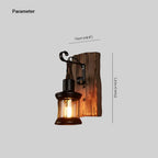 Keldelorie Wood Wall Light-Moonnatur